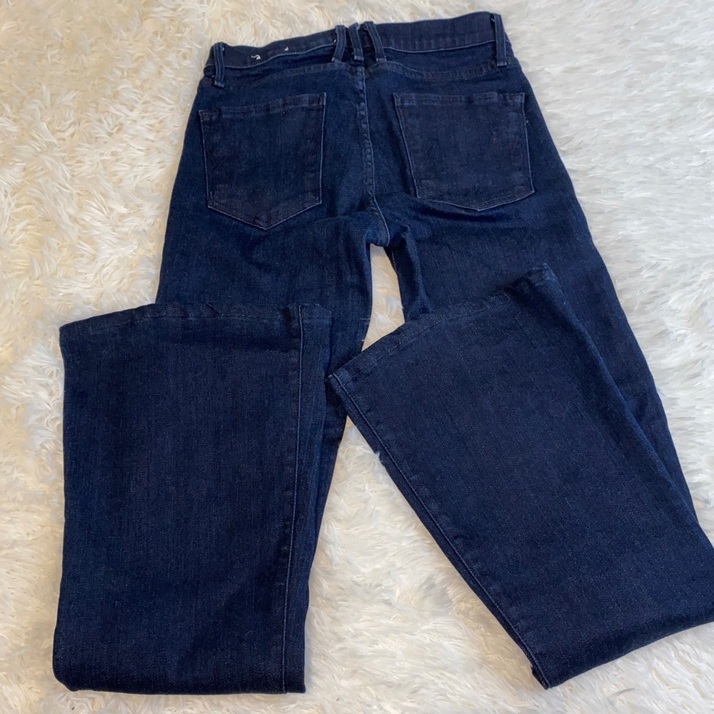 NWOT MCGUIRE dark wash flared denim jeans - Picture 7 of 7